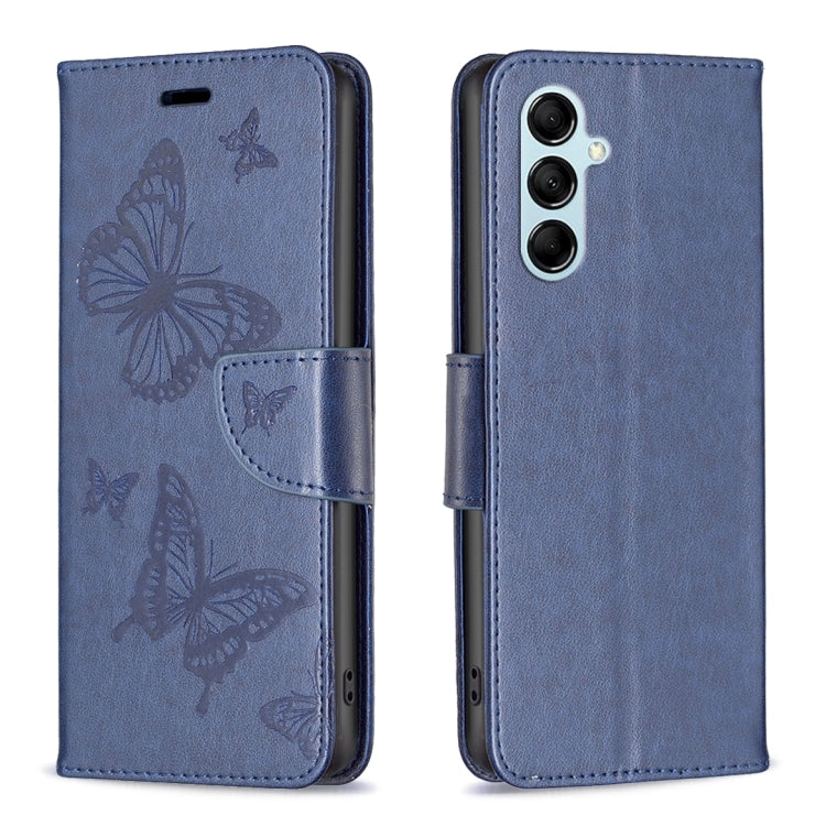 Custodia per telefono in pelle goffrata con due farfalle, For Xiaomi Redmi Note 12 4G Global, For Nokia G22, For Samsung Galaxy A24 4G, For Samsung Galaxy M14 5G