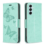 Custodia per telefono in pelle goffrata con due farfalle, For Xiaomi Redmi Note 12 4G Global, For Nokia G22, For Samsung Galaxy A24 4G, For Samsung Galaxy M14 5G