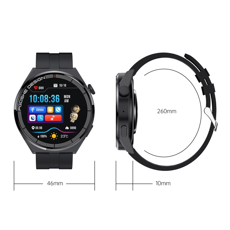 PG3 Pro Smart Watch con schermo TFT da 1,41 pollici, supporta il monitoraggio della frequenza cardiaca / della pressione sanguigna