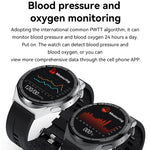 PG3 Pro Smart Watch con schermo TFT da 1,41 pollici, supporta il monitoraggio della frequenza cardiaca / della pressione sanguigna