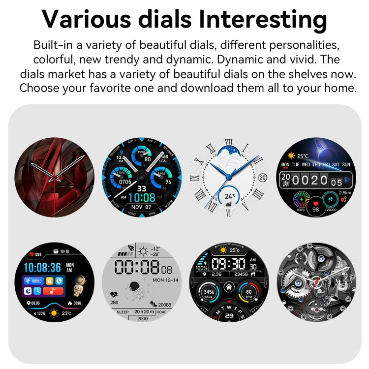 PG3 Pro Smart Watch con schermo TFT da 1,41 pollici, supporta il monitoraggio della frequenza cardiaca / della pressione sanguigna