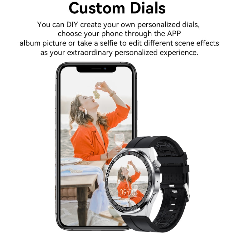 PG3 Pro Smart Watch con schermo TFT da 1,41 pollici, supporta il monitoraggio della frequenza cardiaca / della pressione sanguigna