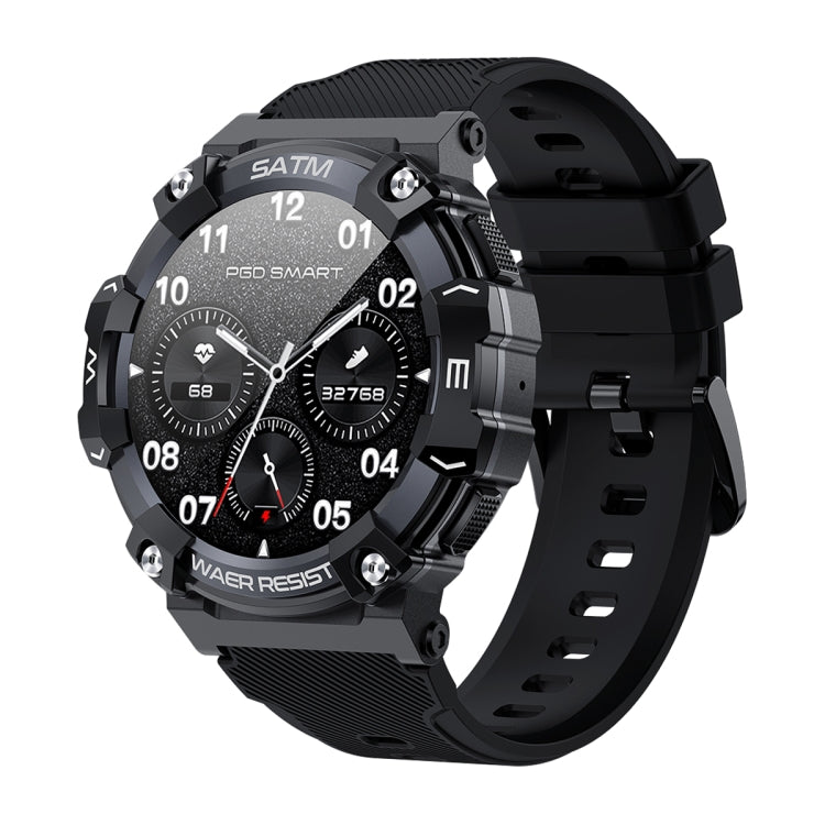 PG666 Smart Watch con chiamata Bluetooth con schermo TFT da 1,39 pollici, supporto per il monitoraggio della frequenza cardiaca/pressione sanguigna