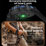 PG666 Smart Watch con chiamata Bluetooth con schermo TFT da 1,39 pollici, supporto per il monitoraggio della frequenza cardiaca/pressione sanguigna