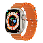 Q8 Ultra Smart Watch con schermo TFT da 1,96 pollici, supporta il monitoraggio della frequenza cardiaca/pressione sanguigna