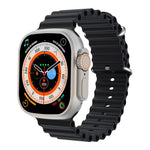 Q8 Ultra Smart Watch con schermo TFT da 1,96 pollici, supporta il monitoraggio della frequenza cardiaca/pressione sanguigna