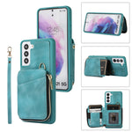 Custodia per telefono con cover posteriore per borsa con cerniera, For Samsung Galaxy S21+ 5G, For Samsung Galaxy S21 Ultra 5G, For Samsung Galaxy S20, For Samsung Galaxy S20+