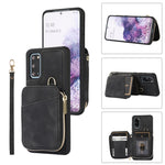 Custodia per telefono con cover posteriore per borsa con cerniera, For Samsung Galaxy S21+ 5G, For Samsung Galaxy S21 Ultra 5G, For Samsung Galaxy S20, For Samsung Galaxy S20+