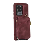 Custodia per telefono con cover posteriore per borsa con cerniera, For Samsung Galaxy S20 Ultra, For Samsung Galaxy S20 FE