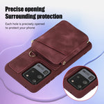 Custodia per telefono con cover posteriore per borsa con cerniera, For Samsung Galaxy S20 Ultra, For Samsung Galaxy S20 FE
