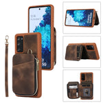 Custodia per telefono con cover posteriore per borsa con cerniera, For Samsung Galaxy S20 Ultra, For Samsung Galaxy S20 FE