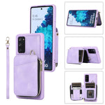 Custodia per telefono con cover posteriore per borsa con cerniera, For Samsung Galaxy S20 Ultra, For Samsung Galaxy S20 FE