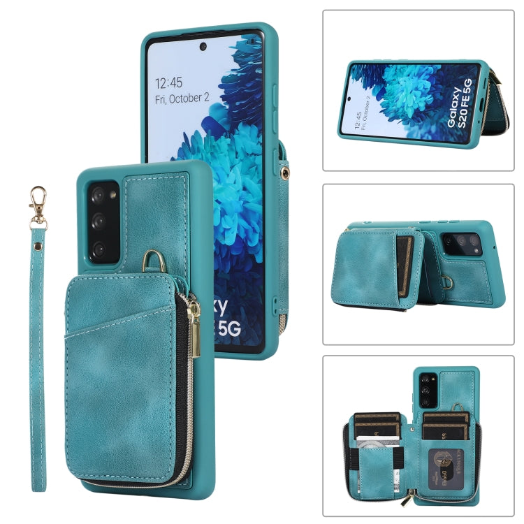 Custodia per telefono con cover posteriore per borsa con cerniera, For Samsung Galaxy S20 Ultra, For Samsung Galaxy S20 FE