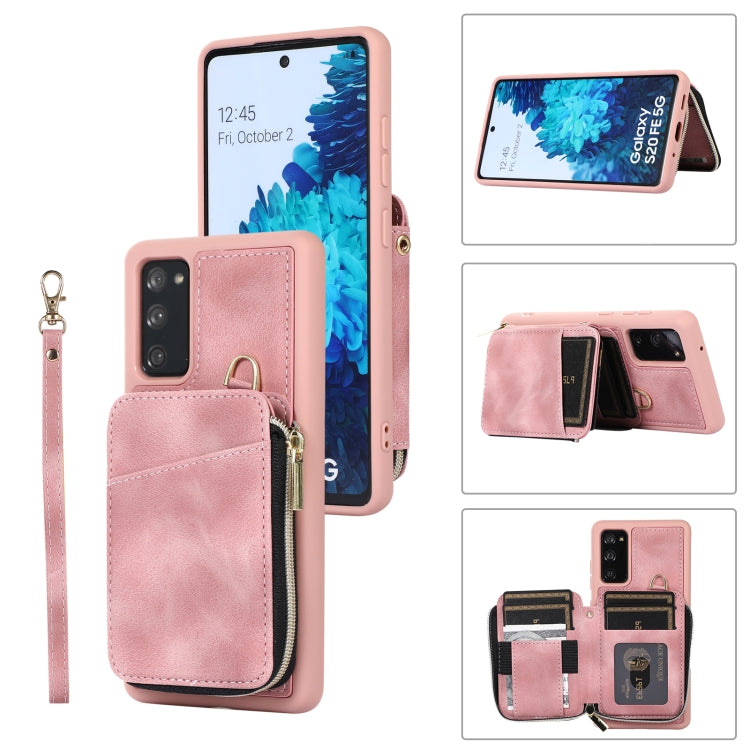Custodia per telefono con cover posteriore per borsa con cerniera, For Samsung Galaxy S20 Ultra, For Samsung Galaxy S20 FE