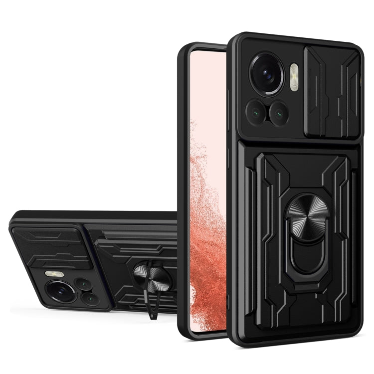Custodia per telefono scorrevole Camshield TPU + PC con slot per schede, For Motorola Edge 30 Ultra 5G, For OPPO A17 4G, For Realme 10 4G