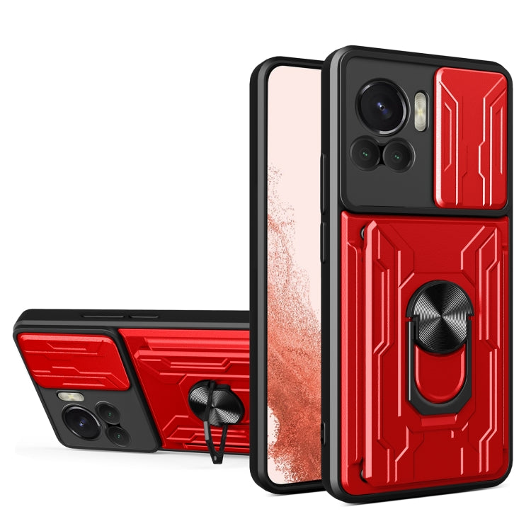 Custodia per telefono scorrevole Camshield TPU + PC con slot per schede, For Motorola Edge 30 Ultra 5G, For OPPO A17 4G, For Realme 10 4G