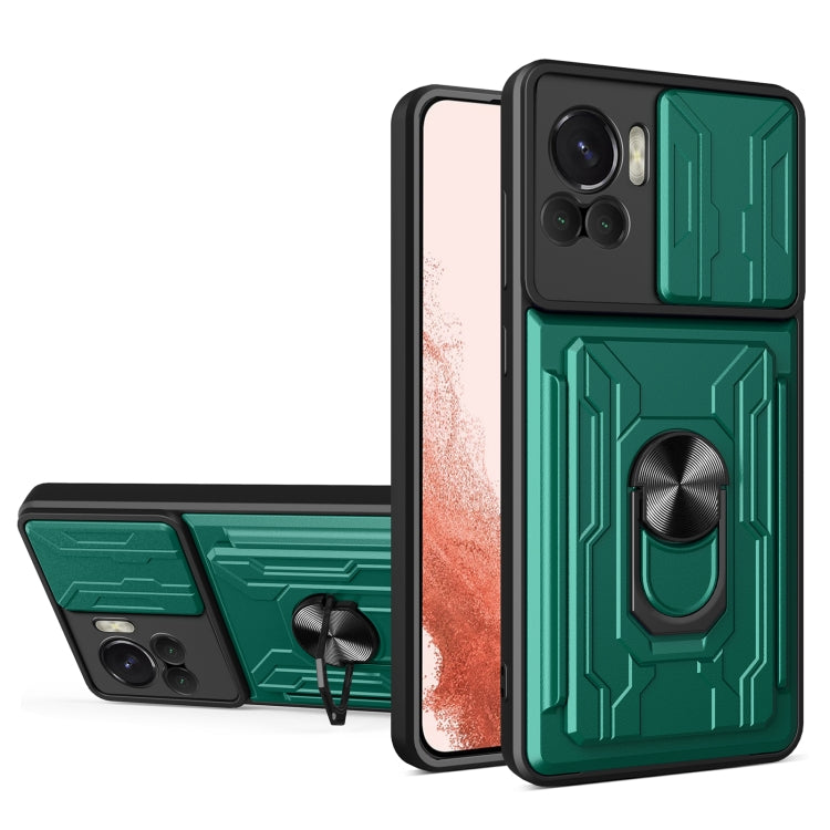 Custodia per telefono scorrevole Camshield TPU + PC con slot per schede, For Motorola Edge 30 Ultra 5G, For OPPO A17 4G, For Realme 10 4G