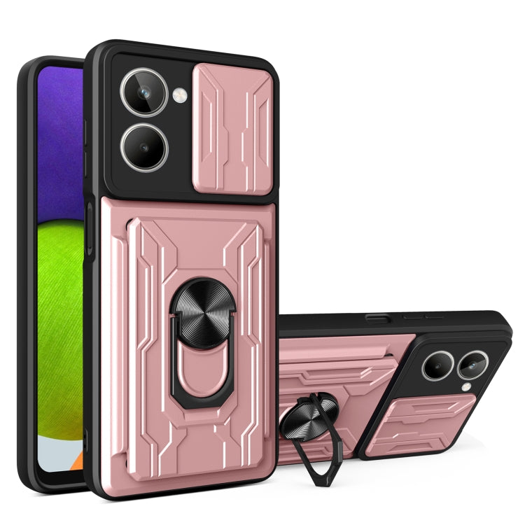Custodia per telefono scorrevole Camshield TPU + PC con slot per schede, For Motorola Edge 30 Ultra 5G, For OPPO A17 4G, For Realme 10 4G