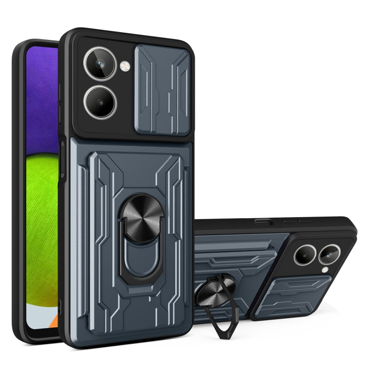 Custodia per telefono scorrevole Camshield TPU + PC con slot per schede, For Motorola Edge 30 Ultra 5G, For OPPO A17 4G, For Realme 10 4G