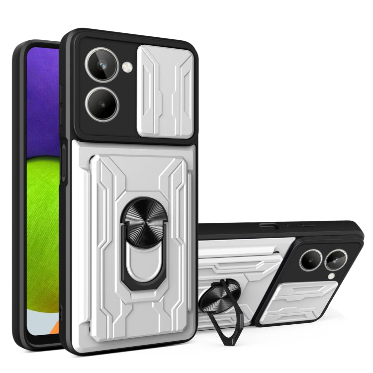 Custodia per telefono scorrevole Camshield TPU + PC con slot per schede, For Motorola Edge 30 Ultra 5G, For OPPO A17 4G, For Realme 10 4G