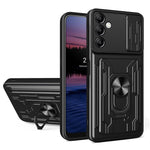 Custodia per telefono scorrevole Camshield TPU + PC con slot per schede, For Samsung Galaxy A14 5G / 4G