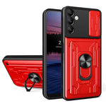 Custodia per telefono scorrevole Camshield TPU + PC con slot per schede, For Samsung Galaxy A14 5G / 4G