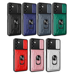 Custodia per telefono scorrevole Camshield TPU + PC con slot per schede, For Samsung Galaxy A14 5G / 4G