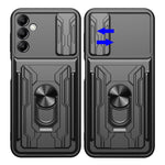 Custodia per telefono scorrevole Camshield TPU + PC con slot per schede, For Samsung Galaxy A14 5G / 4G