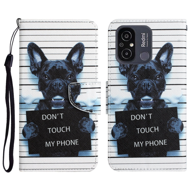 Custodia per telefono in pelle con disegno colorato, For Xiaomi Redmi 12C