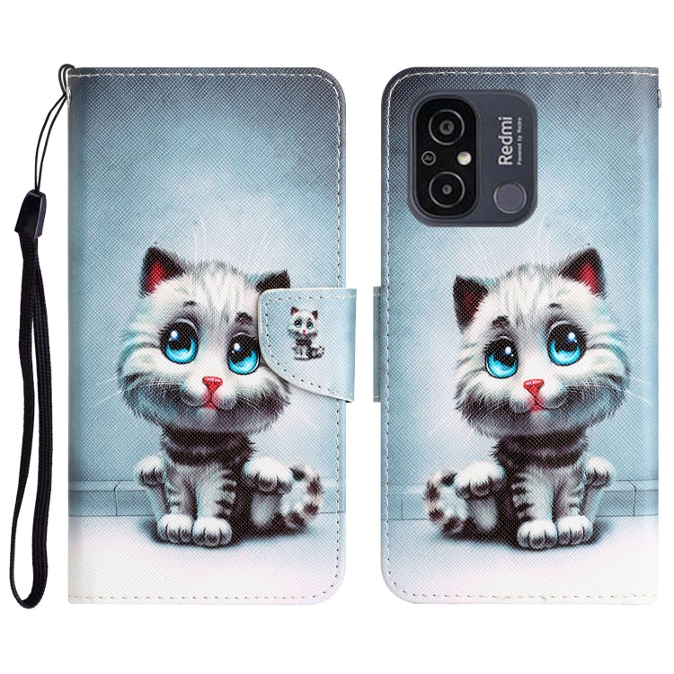 Custodia per telefono in pelle con disegno colorato, For Xiaomi Redmi 12C