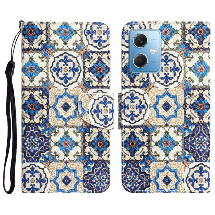 Custodia per telefono in pelle con disegno colorato, For Xiaomi Redmi Note 12 5G Global/Poco X5