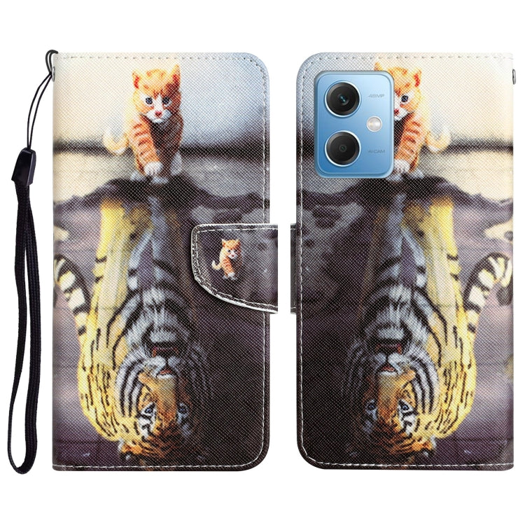 Custodia per telefono in pelle con disegno colorato, For Xiaomi Redmi Note 12 5G Global/Poco X5