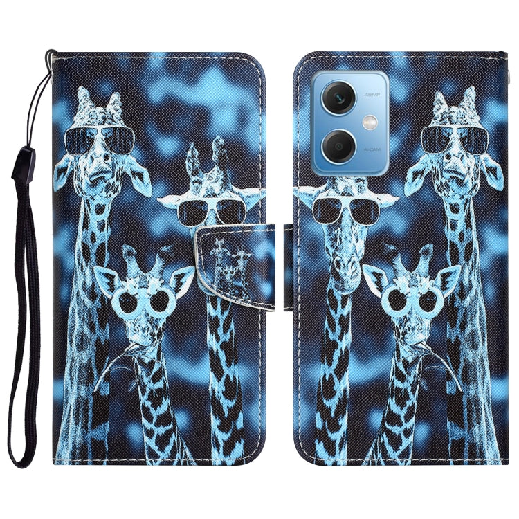 Custodia per telefono in pelle con disegno colorato, For Xiaomi Redmi Note 12 5G Global/Poco X5