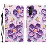 Custodia per telefono in pelle con disegno colorato, For Samsung Galaxy A24 4G