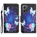 Custodia per telefono in pelle con disegno colorato, For Xiaomi Redmi Note 12 4G Global