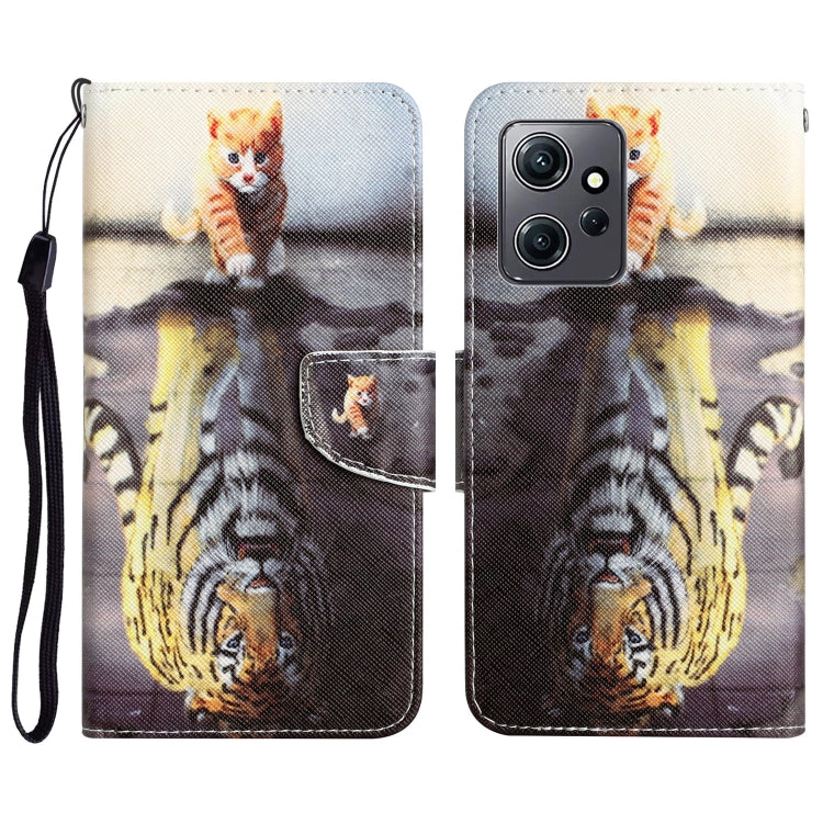 Custodia per telefono in pelle con disegno colorato, For Xiaomi Redmi Note 12 4G Global