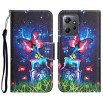 Custodia per telefono in pelle con disegno colorato, For Xiaomi Redmi Note 12 4G Global