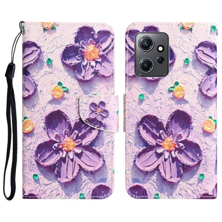 Custodia per telefono in pelle con disegno colorato, For Xiaomi Redmi Note 12 4G Global