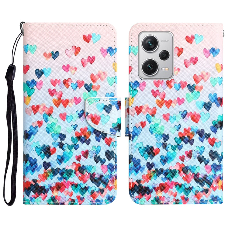 Custodia per telefono in pelle con disegno colorato, For Xiaomi Redmi Note 12 Pro 5G/Poco X5 Pro