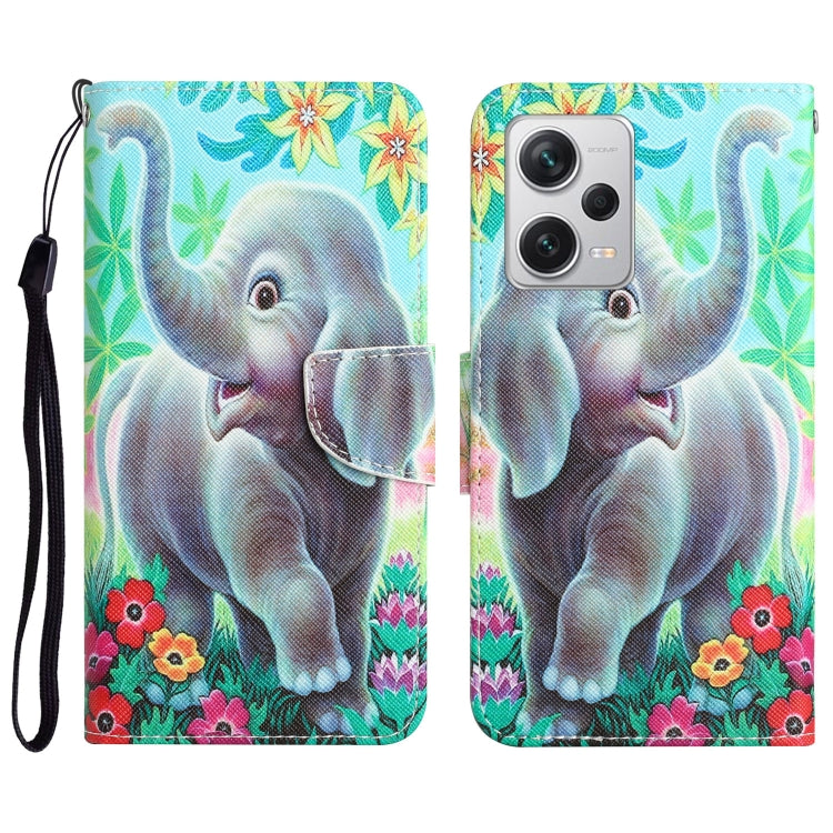 Custodia per telefono in pelle con disegno colorato, For Xiaomi Redmi Note 12 Pro 5G/Poco X5 Pro