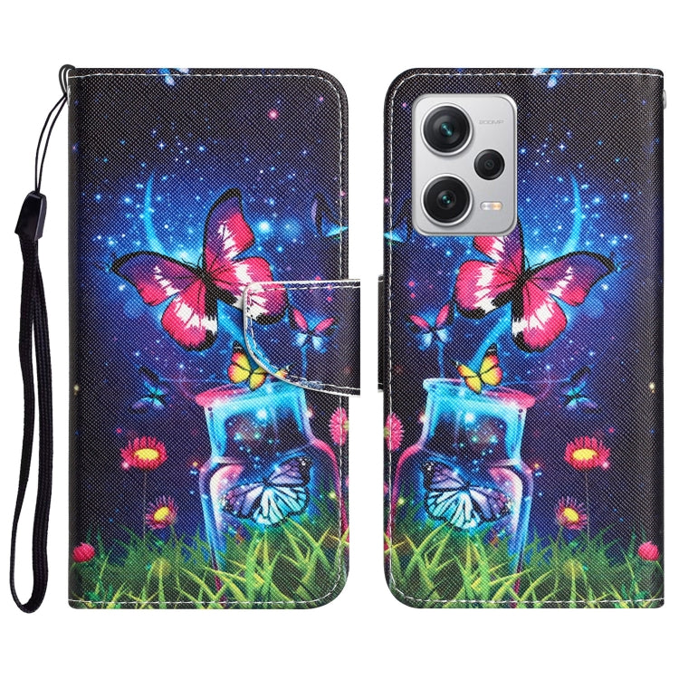 Custodia per telefono in pelle con disegno colorato, For Xiaomi Redmi Note 12 Pro 5G/Poco X5 Pro