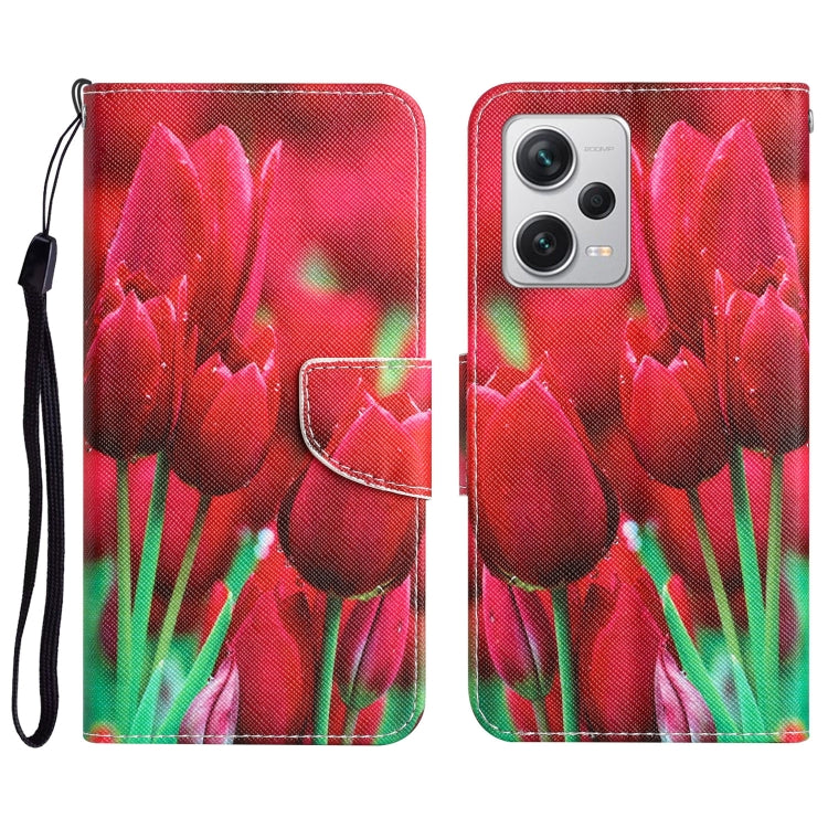 Custodia per telefono in pelle con disegno colorato, For Xiaomi Redmi Note 12 Pro 5G/Poco X5 Pro