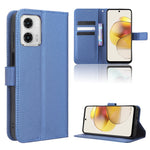 Custodia per telefono in pelle con trama a diamante, For Motorola Moto G13 / G23 4G, For Motorola Moto G53 5G, For Motorola Moto G73 5G, For OPPO Find N2