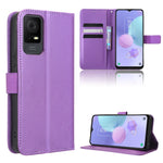 Custodia in pelle con trama a diamante per OPPO Find N2 Flip