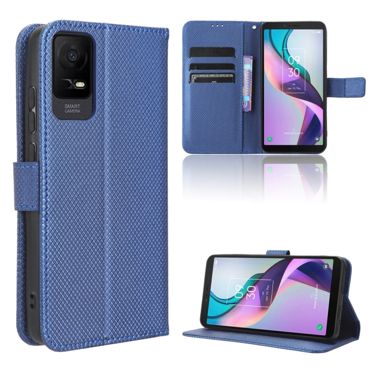 Custodia per telefono in pelle con trama a diamante, For TCL Ion X, For Tecno Spark Go 2023, For vivo V27 / V27 Pro / S16 / S16 Pro, For vivo V27e / S16e