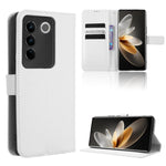 Custodia per telefono in pelle con trama a diamante, For TCL Ion X, For Tecno Spark Go 2023, For vivo V27 / V27 Pro / S16 / S16 Pro, For vivo V27e / S16e