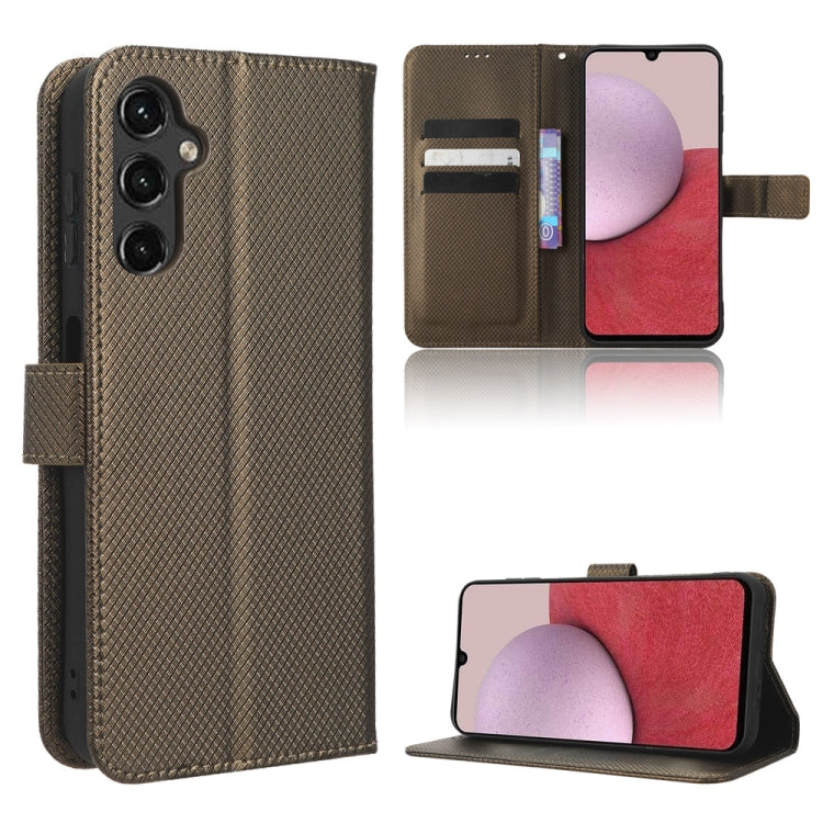 Custodia per telefono in pelle con trama a diamante, For Samsung Galaxy A24 4G, For Samsung Galaxy M13 4G / M23 5G, For Xiaomi 13 Lite / Civi 2 5G, For OnePlus 11R / Ace 2