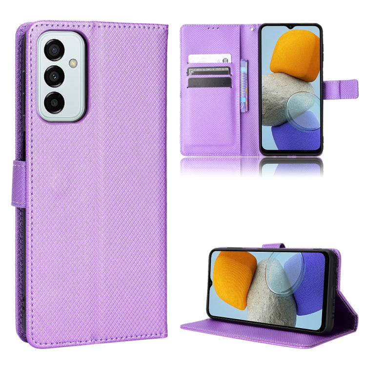 Custodia per telefono in pelle con trama a diamante, For Samsung Galaxy A24 4G, For Samsung Galaxy M13 4G / M23 5G, For Xiaomi 13 Lite / Civi 2 5G, For OnePlus 11R / Ace 2