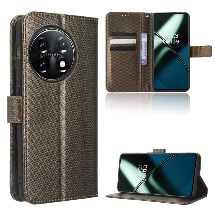 Custodia per telefono in pelle con trama a diamante, For Samsung Galaxy A24 4G, For Samsung Galaxy M13 4G / M23 5G, For Xiaomi 13 Lite / Civi 2 5G, For OnePlus 11R / Ace 2