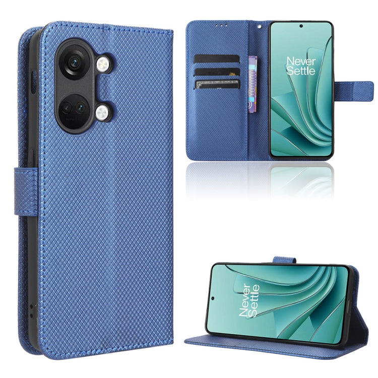 Custodia in pelle con trama a diamante per OnePlus Ace 2V